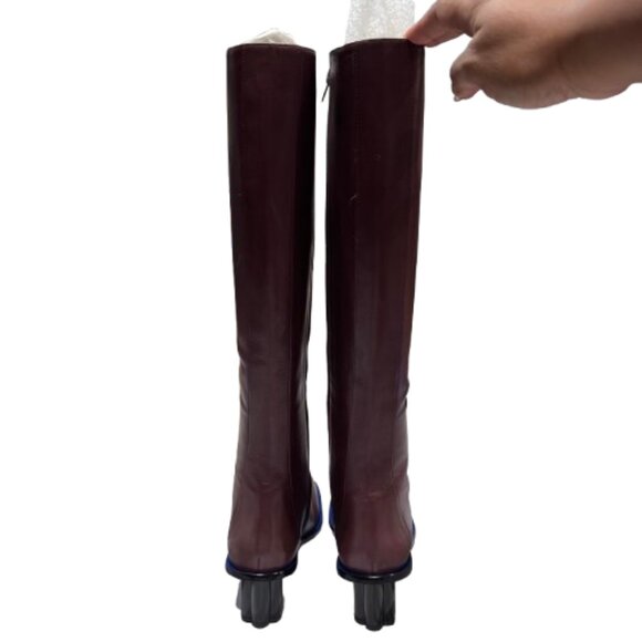 NWB FARM Rio Brown Knee High Square Toe Boot (Size 9.5) (Brand New, Gift Ready!) - Picture 7 of 12